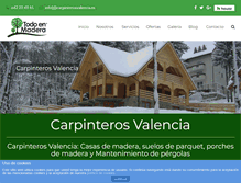 Tablet Screenshot of carpinterosvalencia.es